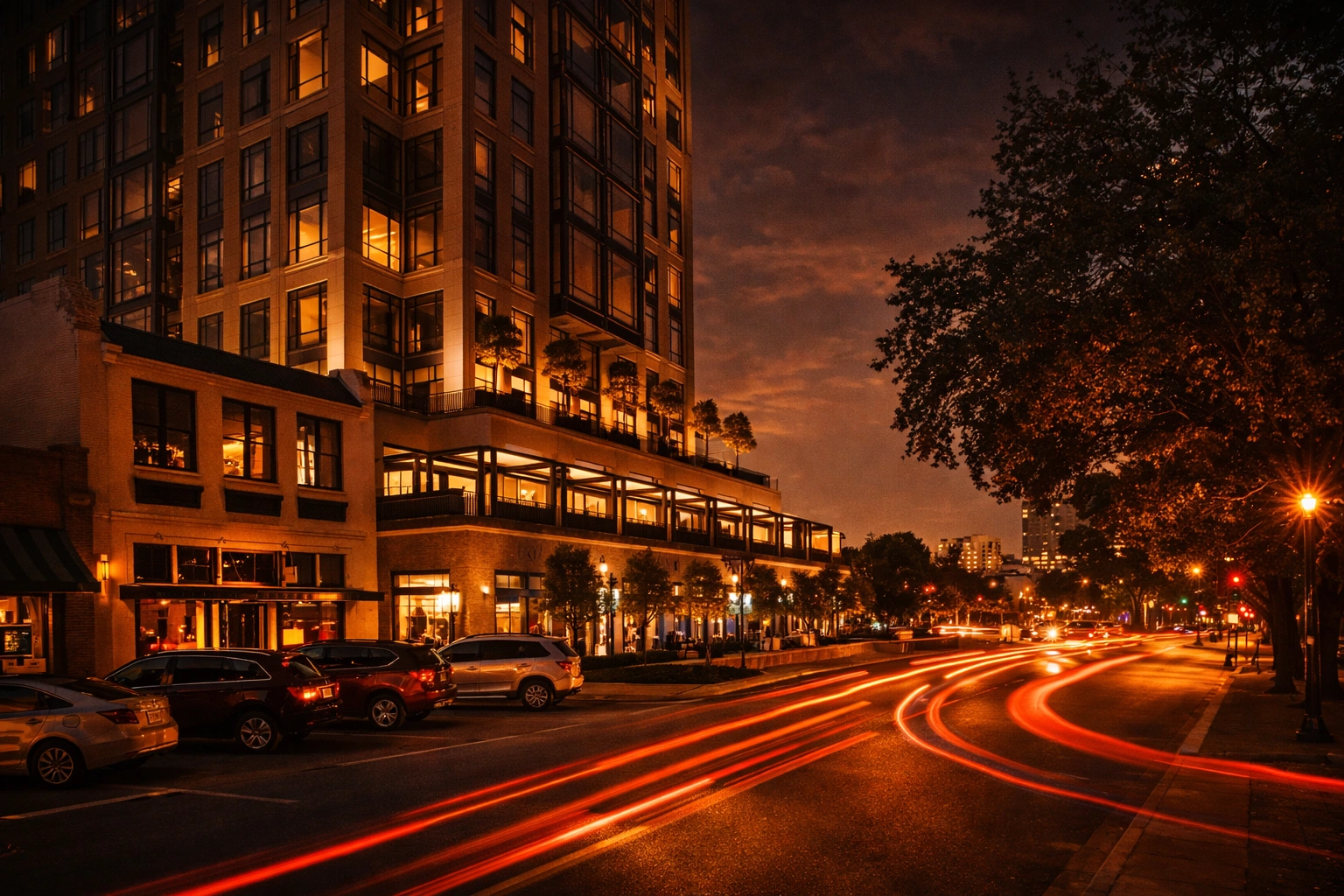 Knox-Henderson bar and dining corridor in Dallas Texas